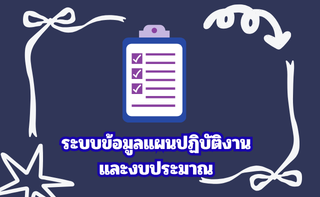ระบบข้อมูลแผนปฏิบัติงานและงบประมาณ