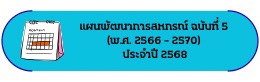 แผนพัฒนาการสหกรณ์ ฉบับที่ 5 (พ.ศ. 2566 - 2570) ประจำปี 2568