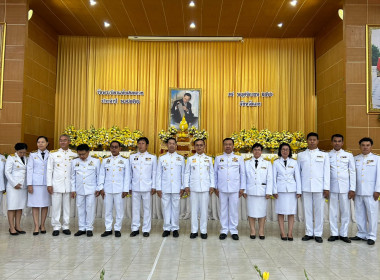 ร่วมพิธีวางพานพุ่มดอกไม้สดถวายราชสักการะเนื่องในวันพระบิดาแห่งฝนหลวง ประจำปี พ.ศ. 2566 ... พารามิเตอร์รูปภาพ 5