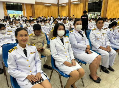 ร่วมพิธีวางพานพุ่มดอกไม้สดถวายราชสักการะเนื่องในวันพระบิดาแห่งฝนหลวง ประจำปี พ.ศ. 2566 ... พารามิเตอร์รูปภาพ 6