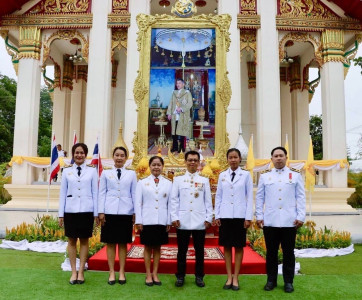 เข้าร่วมพิธีเวียนเทียน สมโภชน้ำพระพุทธมนต์ศักดิ์สิทธิ์ ... พารามิเตอร์รูปภาพ 1