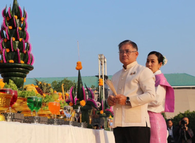 เข้าร่วมพิธีบวงสรวงพระบรมราชานุสาวรีย์พระบาทสมเด็จพระจุลจอมเกล้าเจ้าอยู่หัว และร่วมรับฟังการแถลงข่าวการจัดงาน &quot;ดอกฝ้ายบาน สืบสานวัฒนธรรมไทเลย&quot; ประจำปี 2568 ... พารามิเตอร์รูปภาพ 1