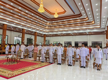 คณะ เข้าร่วมพิธีเจริญพระพุทธมนต์และทำบุญตักบาตร ... พารามิเตอร์รูปภาพ 2
